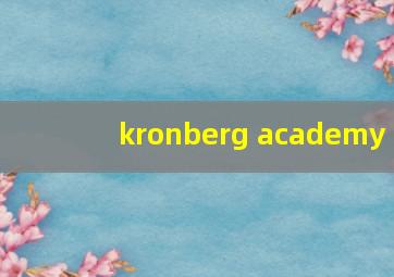 kronberg academy